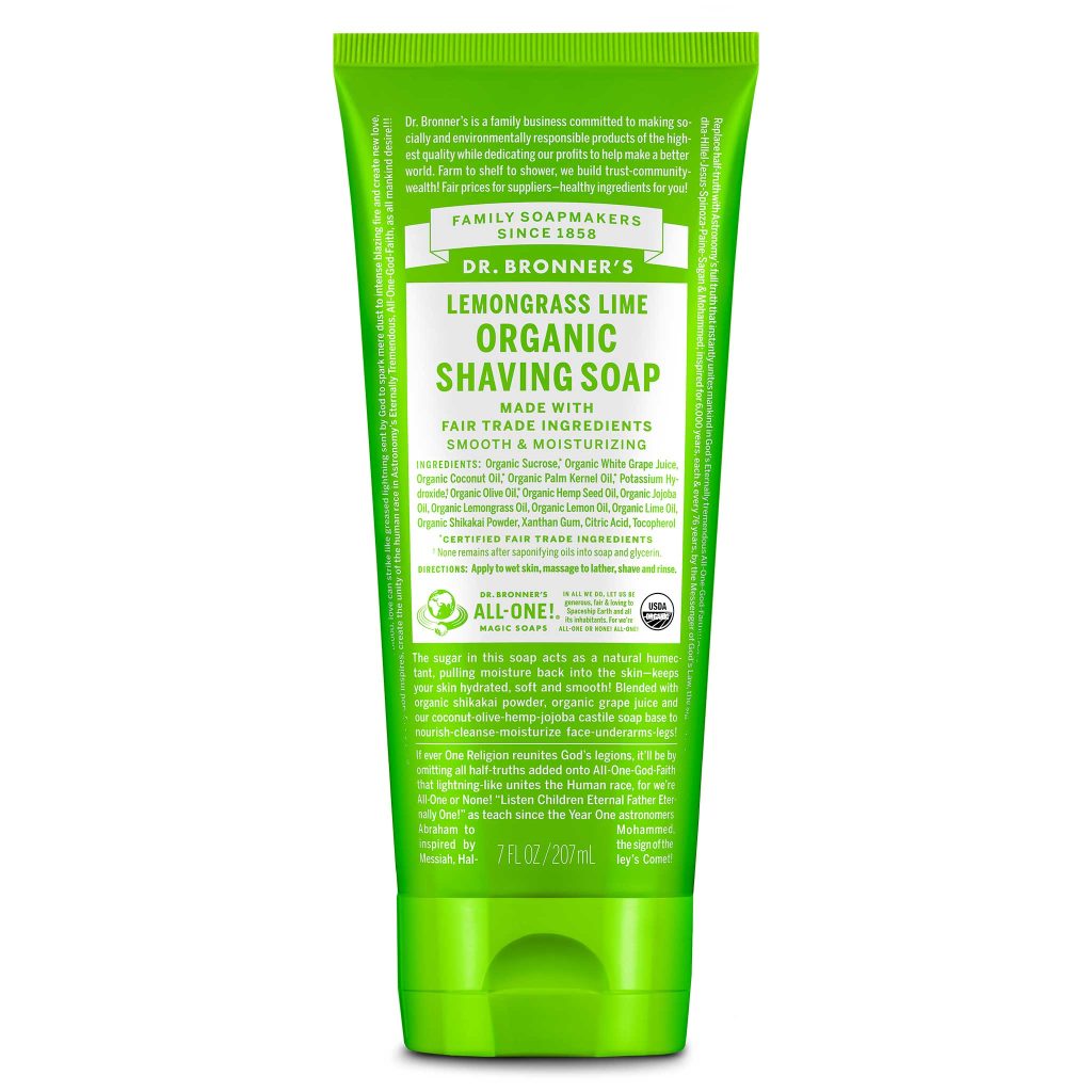 Lemongrass Lime - Organic Shaving Soaps
